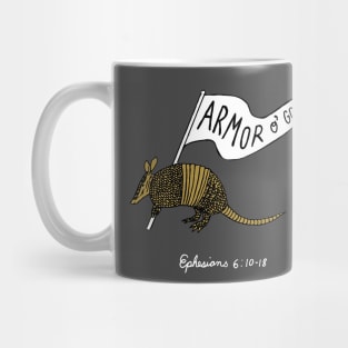 Armor Of God Armadillo Mug